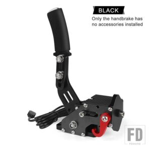 USB ハンドブレーキ SIM G25/27/29 T300 T500 PC レーシングゲーム FANATECOSW ダートラリーハンドブレーキシステムレッドブラックブルー - Black