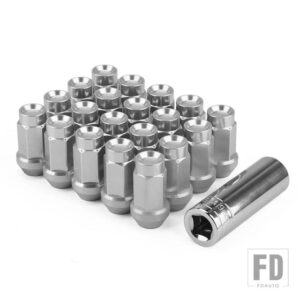 7075-T6 アルミスタイル 20個 M12X1.5 M12 * 1.25 レーシングカー六角 19 mmホイールナットラグナットボルト
