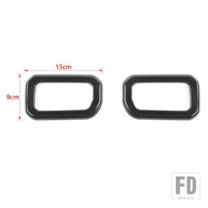 スズキ ジムニー 2019-24 車インナードアハンドル装飾カバーインテリアアクセサリー - carbon fiber grain