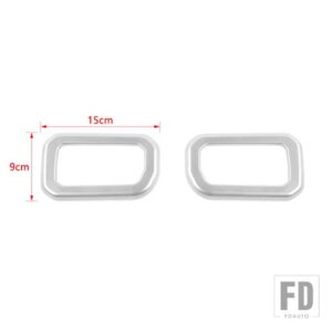 スズキ ジムニー 2019-24 車インナードアハンドル装飾カバーインテリアアクセサリー - Silver