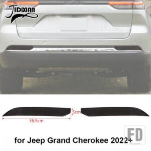 ジープ グランドチェロキー 2021-24 車外装フロントリアフォグブレーキライトアイブロウランプ装飾カバー - Rear Fog Light