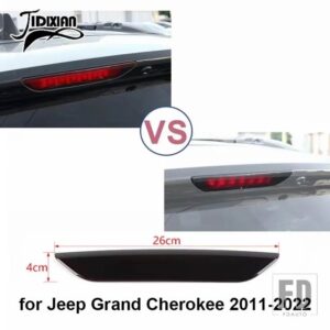 ジープ グランドチェロキー 2021-24 車外装フロントリアフォグブレーキライトアイブロウランプ装飾カバー - rear brake light 2