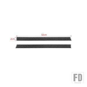 スズキ カーボンアルミドアインナー装飾カバー ジムニー 2019-24 アップアクセサリー - Black Carbon Fiber
