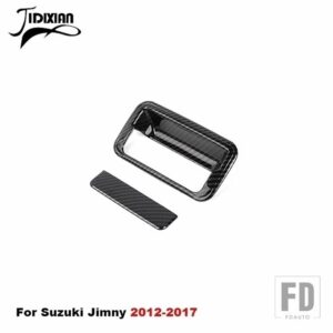 スズキ 車外装リアテールドアハンドルボウル装飾カバー ジムニー 2007-17 - carbon tail door