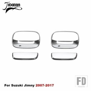 スズキ 車外装リアテールドアハンドルボウル装飾カバー ジムニー 2007-17 - chrome door side