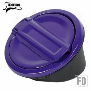 ジープ タンクカバーアクセサリー車外装オイル燃料タンクキャップカバーラングラー JL 2018-24 アップ - purple no lock