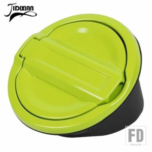 ジープ タンクカバーアクセサリー車外装オイル燃料タンクキャップカバーラングラー JL 2018-24 アップ - green no lock