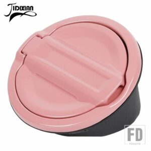 ジープ タンクカバーアクセサリー車外装オイル燃料タンクキャップカバーラングラー JL 2018-24 アップ - pink no lock