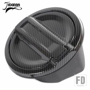 ジープ タンクカバーアクセサリー車外装オイル燃料タンクキャップカバーラングラー JL 2018-24 アップ - carbon no lock