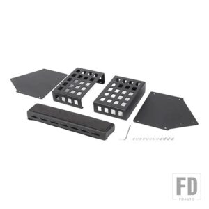 ジープ ギアシフト収納ボックスカーアクセサリーラングラー JL グラディエーター JT 2018-24 に適合 - Black no pattern
