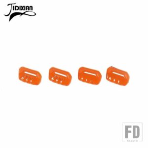ジープ ラングラー JL グラディエーター JT 2018-24 アップ窓コントロールボタン装飾カバー - Orange