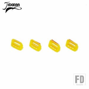 ジープ ラングラー JL グラディエーター JT 2018-24 アップ窓コントロールボタン装飾カバー - Yellow