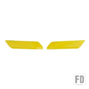 フォード ABS 車インナードアハンドル装飾カバートリムブロンコ 2 ドア 2021-24 アップインテリアアクセサリー - Yellow