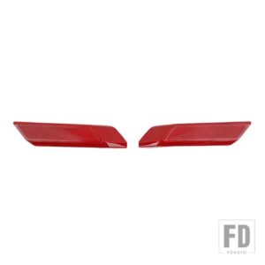 フォード ABS 車インナードアハンドル装飾カバートリムブロンコ 2 ドア 2021-24 アップインテリアアクセサリー - Red