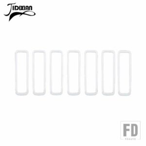 ジープ ラングラー JL グラディエーター JT 2018-24 フードエンジンエアインレットベント装飾カバー - WHITE
