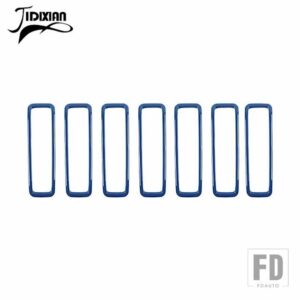 ジープ ラングラー JL グラディエーター JT 2018-24 フードエンジンエアインレットベント装飾カバー - Blue