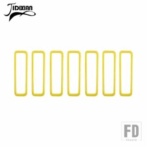 ジープ ラングラー JL グラディエーター JT 2018-24 フードエンジンエアインレットベント装飾カバー - Yellow