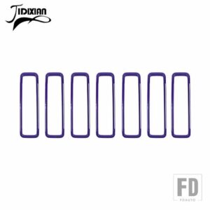 ジープ ラングラー JL グラディエーター JT 2018-24 フードエンジンエアインレットベント装飾カバー - purple