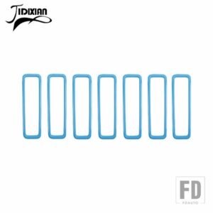 ジープ ラングラー JL グラディエーター JT 2018-24 フードエンジンエアインレットベント装飾カバー - light blue