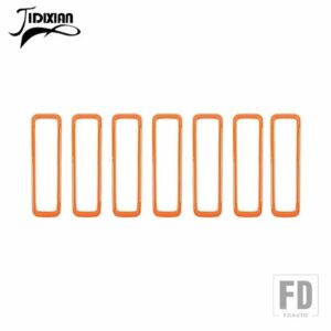 ジープ ラングラー JL グラディエーター JT 2018-24 フードエンジンエアインレットベント装飾カバー - Orange