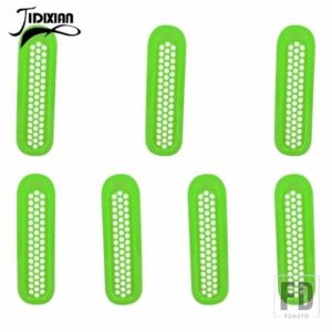 ジープ ラングラー JK 2007-17 フロントインサートレーシンググリル装飾カバー - light green