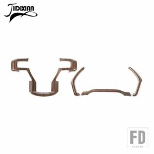 フォード F150 2015-20 ステアリングホイールのダッシュボード装飾カバートリムインテリアアクセサリー - Wood Grain
