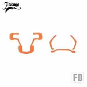 フォード F150 2015-20 ステアリングホイールのダッシュボード装飾カバートリムインテリアアクセサリー - Orange