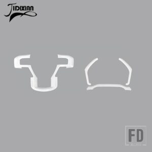 フォード F150 2015-20 ステアリングホイールのダッシュボード装飾カバートリムインテリアアクセサリー - White
