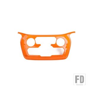 ジープ ダッシュボード空調コントロールパネル装飾カバーレネゲード 2018-24 アップ - Orange