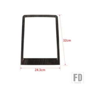 フォード センターコンソール収納ボックスコンパートメント装飾カバーステッカー F150 2015-2020 カーインテリアアクセサリー - Black Wood Grain