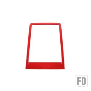 フォード センターコンソール収納ボックスコンパートメント装飾カバーステッカー F150 2015-2020 カーインテリアアクセサリー - ABS Red