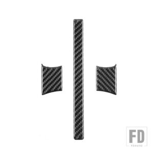 フォード ソフトカーボンギアシフトレバー装飾カバー F150 2009-14 インナーアクセサリー - Black