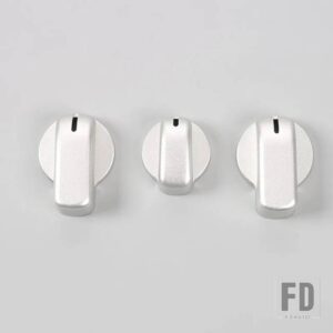 スズキ 車内空調スイッチ調整ノブ装飾カバー ジムニー 39387-2017 - Silver