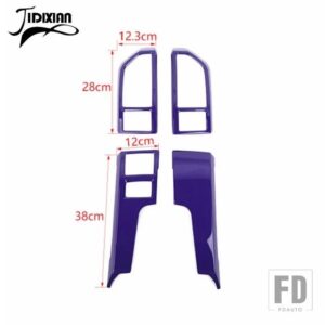 フォード 中央コンソールダッシュボードエアアウトレットベント装飾カバー F150 2015-2020 インテリアアクセサリー - PURPLE