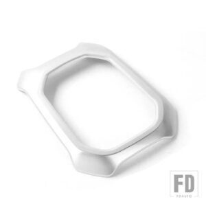 ジープ ギアシフトパネル装飾トリムフレームカバーレネゲード 2016-20 アップインテリアアクセサリー - B Silver