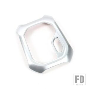 ジープ ギアシフトパネル装飾トリムフレームカバーレネゲード 2016-20 アップインテリアアクセサリー - A Silver