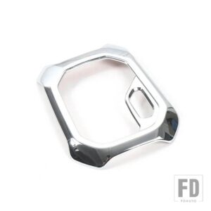 ジープ ギアシフトパネル装飾トリムフレームカバーレネゲード 2016-20 アップインテリアアクセサリー - A Chrome