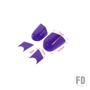 ジープ MOPAI バックミラーベース装飾カバーステッカーアクセサリーラングラー JL 2018 + グラディエーター JT 2018 + - purple