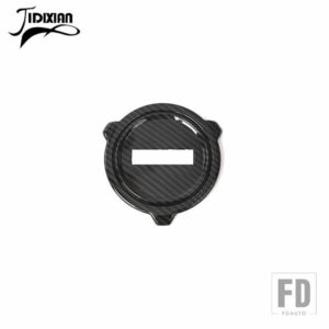 ジープ ステアリングホイール装飾カバーラングラー JL グラディエーター JT 2018-24 2025 - Black Carbon Fiber