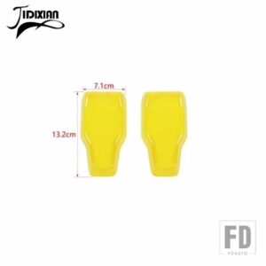 ジープ リアテールドア窓ガラスヒンジ装飾カバーラングラー JL 2018-24 アップ - Yellow