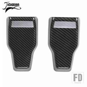 ジープ リアテールドア窓ガラスヒンジ装飾カバーラングラー JL 2018-24 アップ - carbon fiber grain