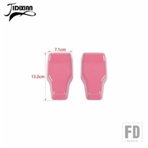 ジープ リアテールドア窓ガラスヒンジ装飾カバーラングラー JL 2018-24 アップ - pink