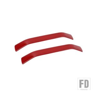フォード ブロンコ 4 ドア 2021-24 車内 B ピラーハンドル装飾ストリップカバーインテリアアクセサリー - Red