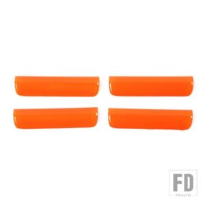フォード ABS 車インナードアハンドル装飾カバー F150 2021 2022 インテリアアクセサリー - Orange