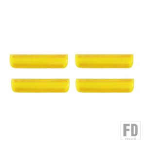 フォード ABS 車インナードアハンドル装飾カバー F150 2021 2022 インテリアアクセサリー - Yellow