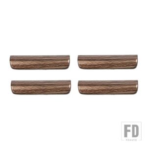 フォード ABS 車インナードアハンドル装飾カバー F150 2021 2022 インテリアアクセサリー - Wood Grain