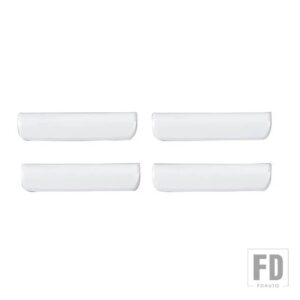 フォード ABS 車インナードアハンドル装飾カバー F150 2021 2022 インテリアアクセサリー - White