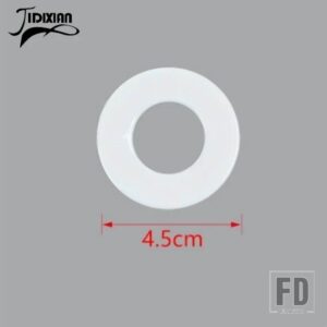 ジープ 車インテリアスタートストップボタンノブスイッチ装飾リングカバーラングラー JL グラディエーター JT 2018 アップ - White