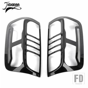 シボレー リアテールライトランプテールライト装飾カバーコロラド 2014-22 - carbon fiber grain