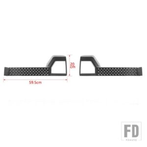 スズキ ドアインテリア収納ボックスパネル装飾カバー ジムニー 2019-24 アップ - carbon fiber grain